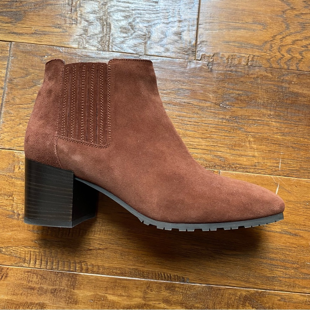 Aquatalia Charlotte suede waterproof ankle boots
